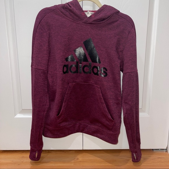 Cute Purple Adidas Hoodie - Picture 1 of 7